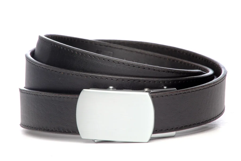 1.25" Black Buffalo Leather w/buckle