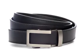 1.25" Black Buffalo Leather w/buckle