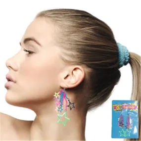 80's Multi Star Drops Earrings