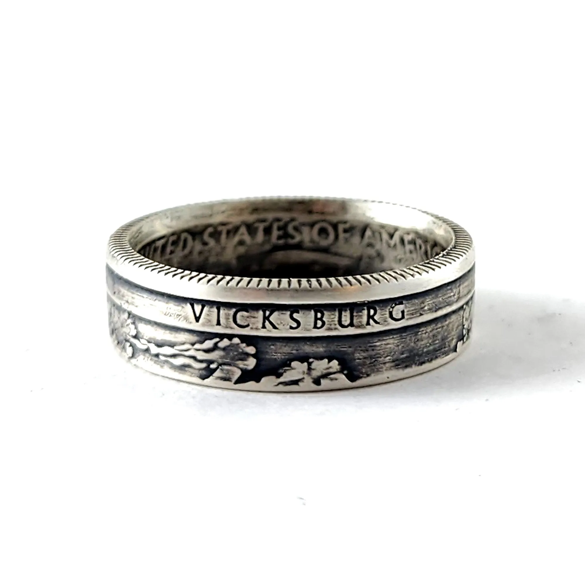 90% Silver Vicksburg National Park Quarter Ring