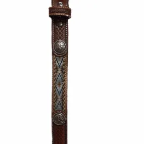 Ariat Boy's Ribbon Inlay Concho Belt