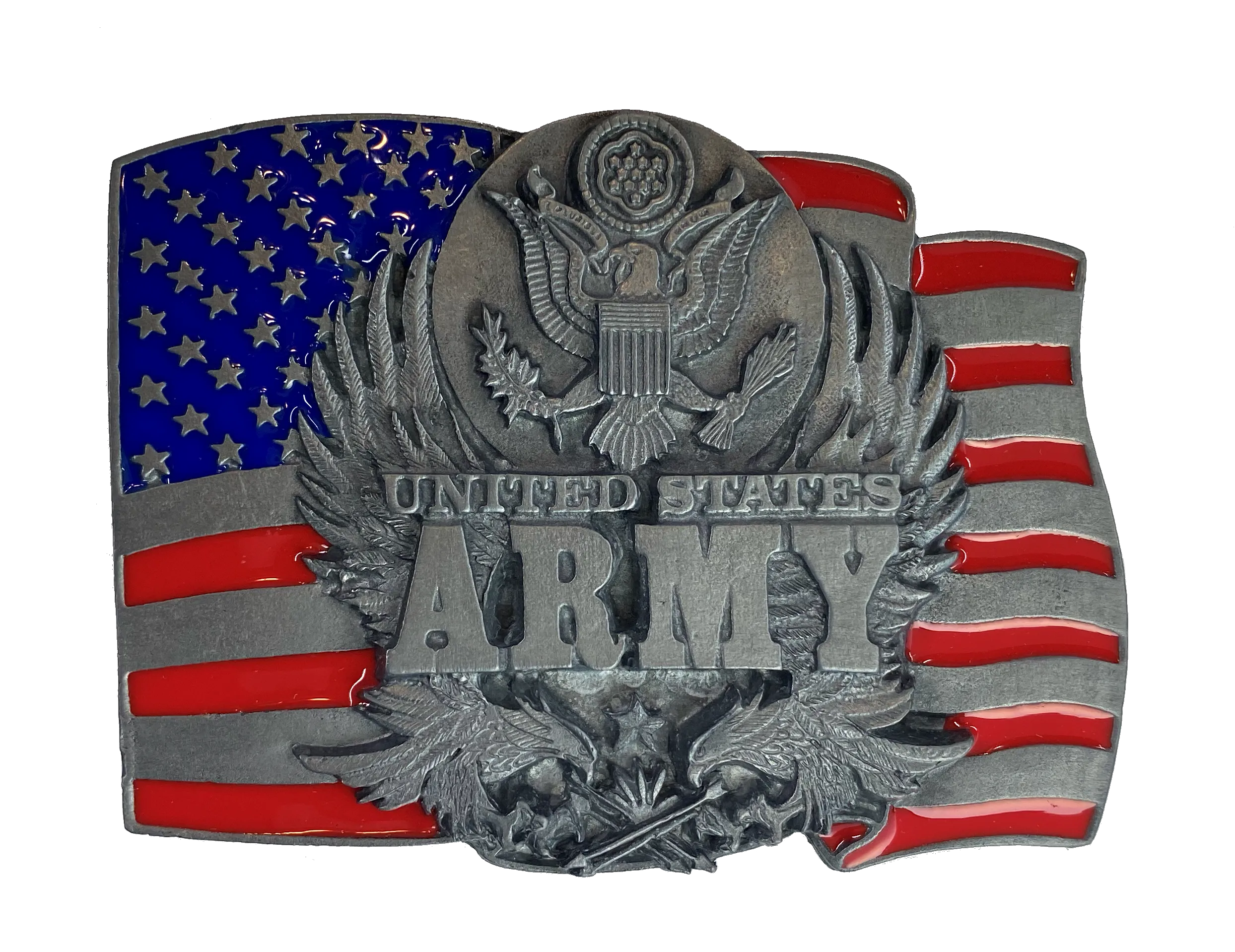 Army Flag Belt Buckle