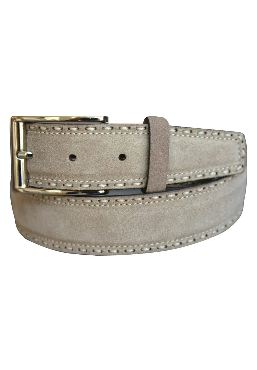 B15 Suede Pic Stitch Belt