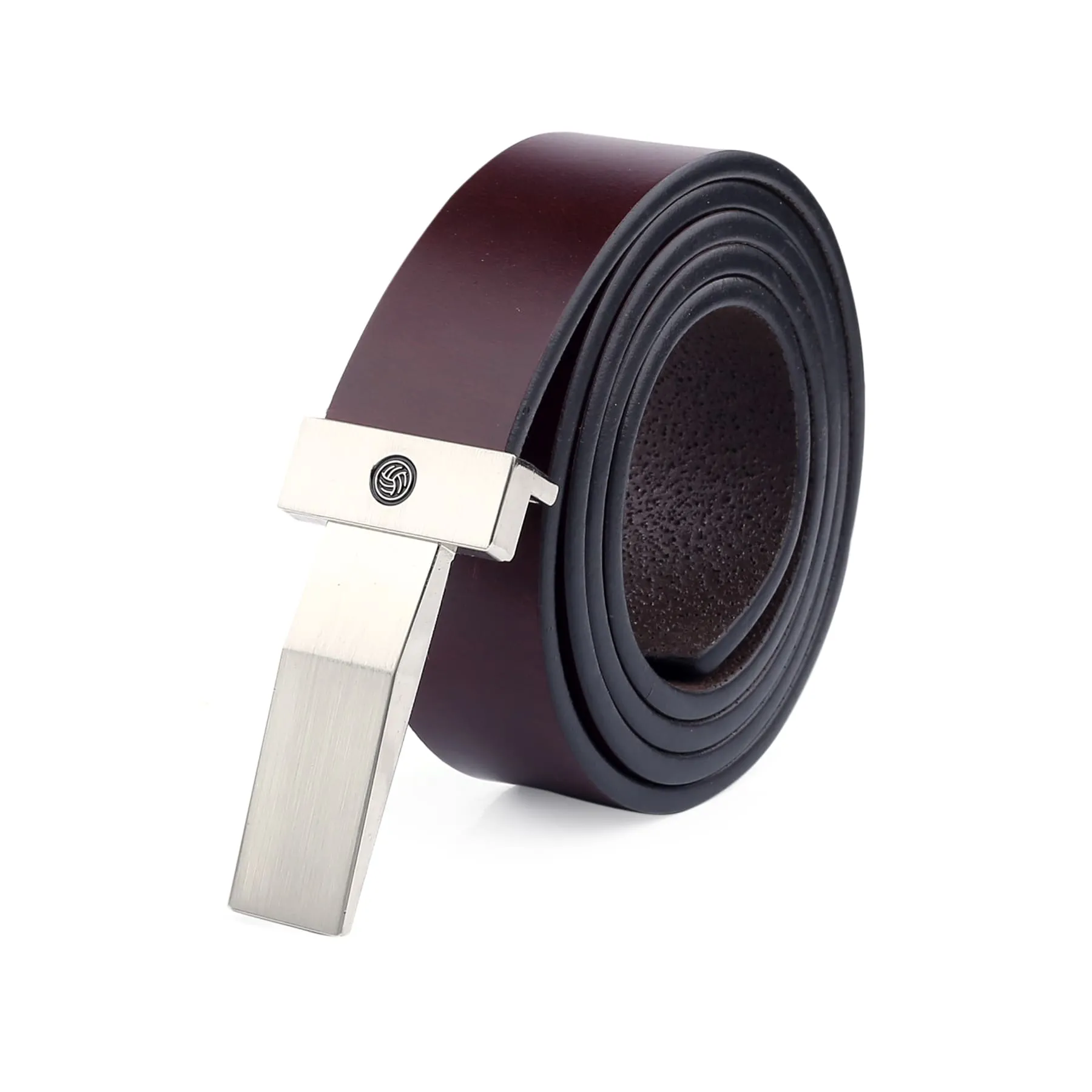 Bacca Bucci Genuine Leather Formal Dress Belts with a Stylish Finish & a Nickel-Free Buckle