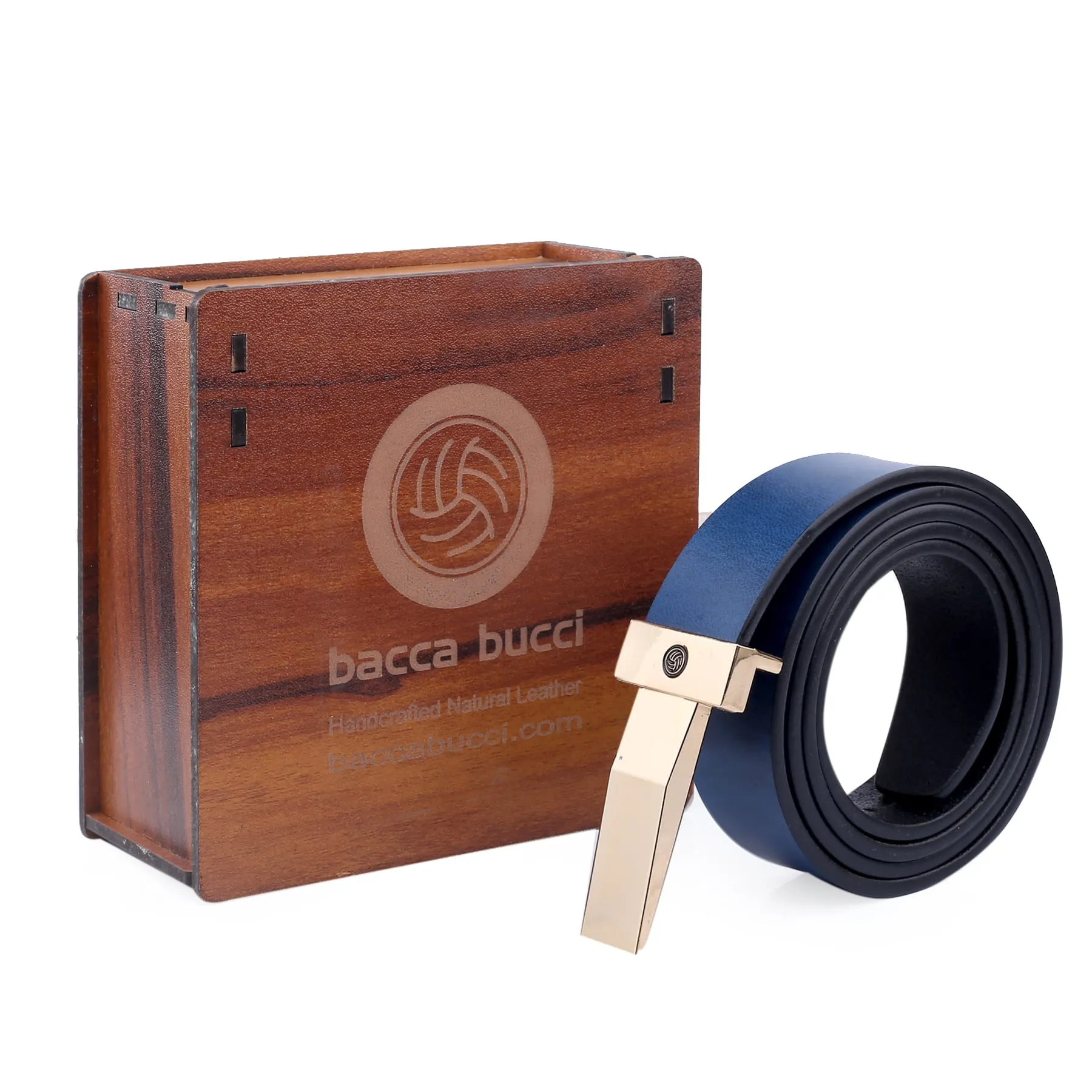 Bacca Bucci Genuine Leather Formal Dress Belts with a Stylish Finish & a Nickel-Free Buckle