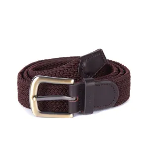 Barbour Stretch Web Belt - Dark Brown