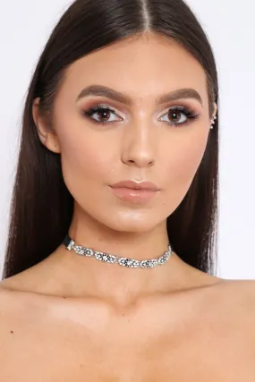 Black Jewelled Choker - Beth