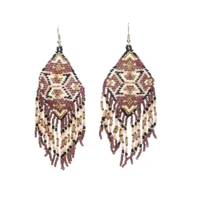 Blush Beaded Earrings