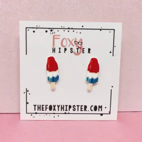 Bomb pop popsicle Stud Earrings