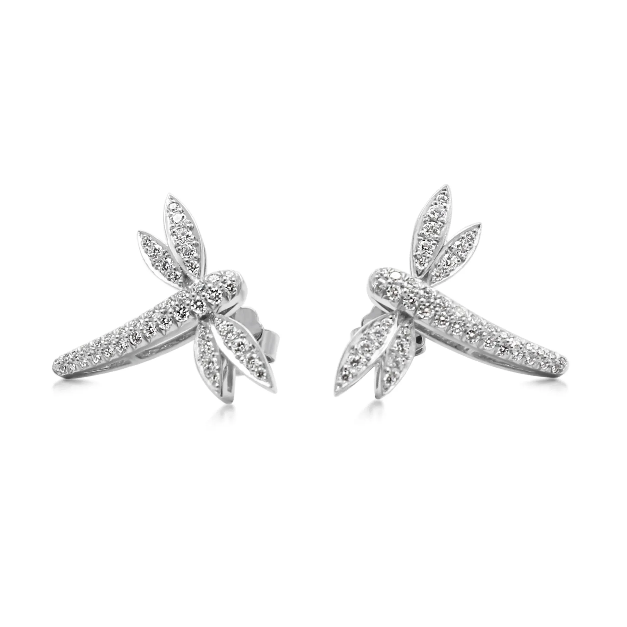 Boodles Diamond Set Dragonfly Earrings