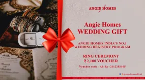 Book Online Ring Ceremony Voucher with AngieHomes