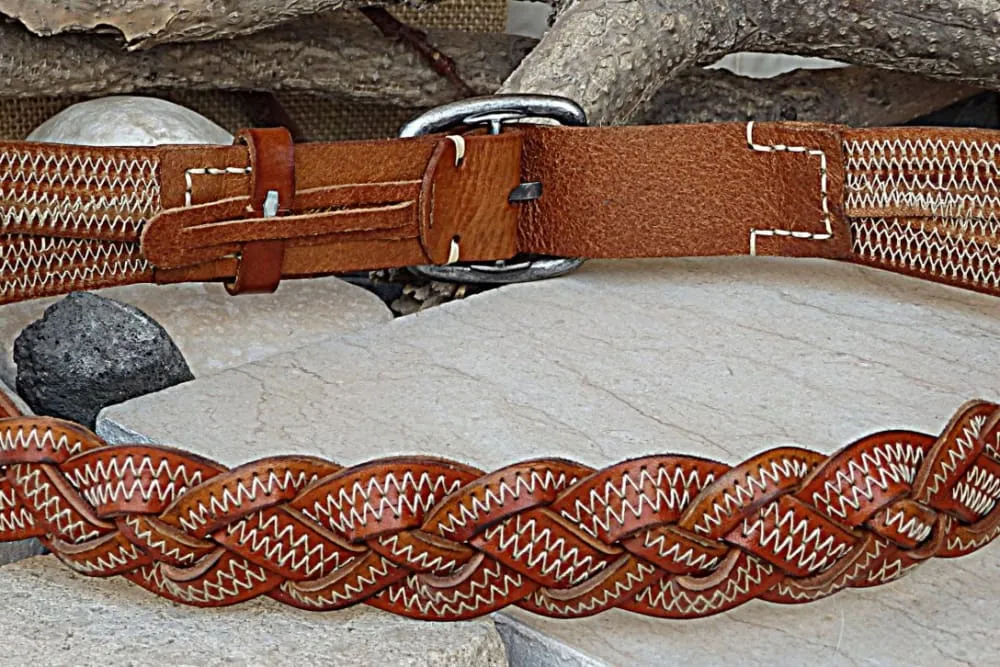 Braided belt.