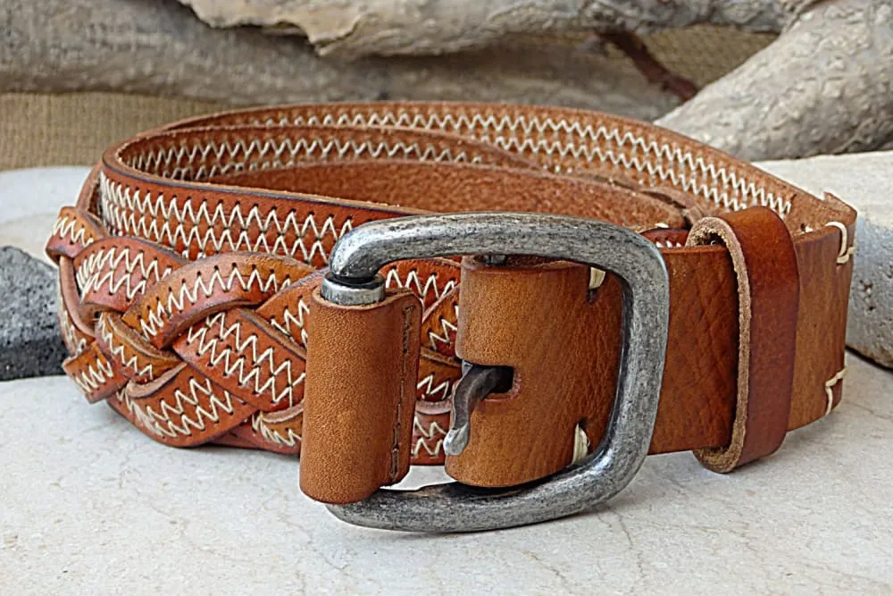 Braided belt.