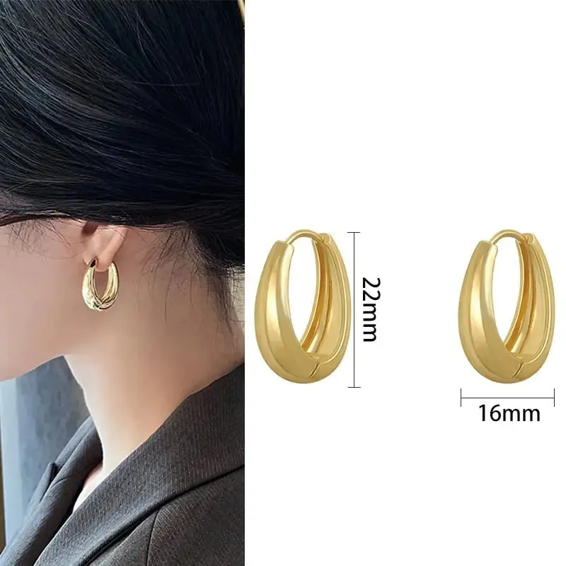 Brinco Rich Hoop Earrings