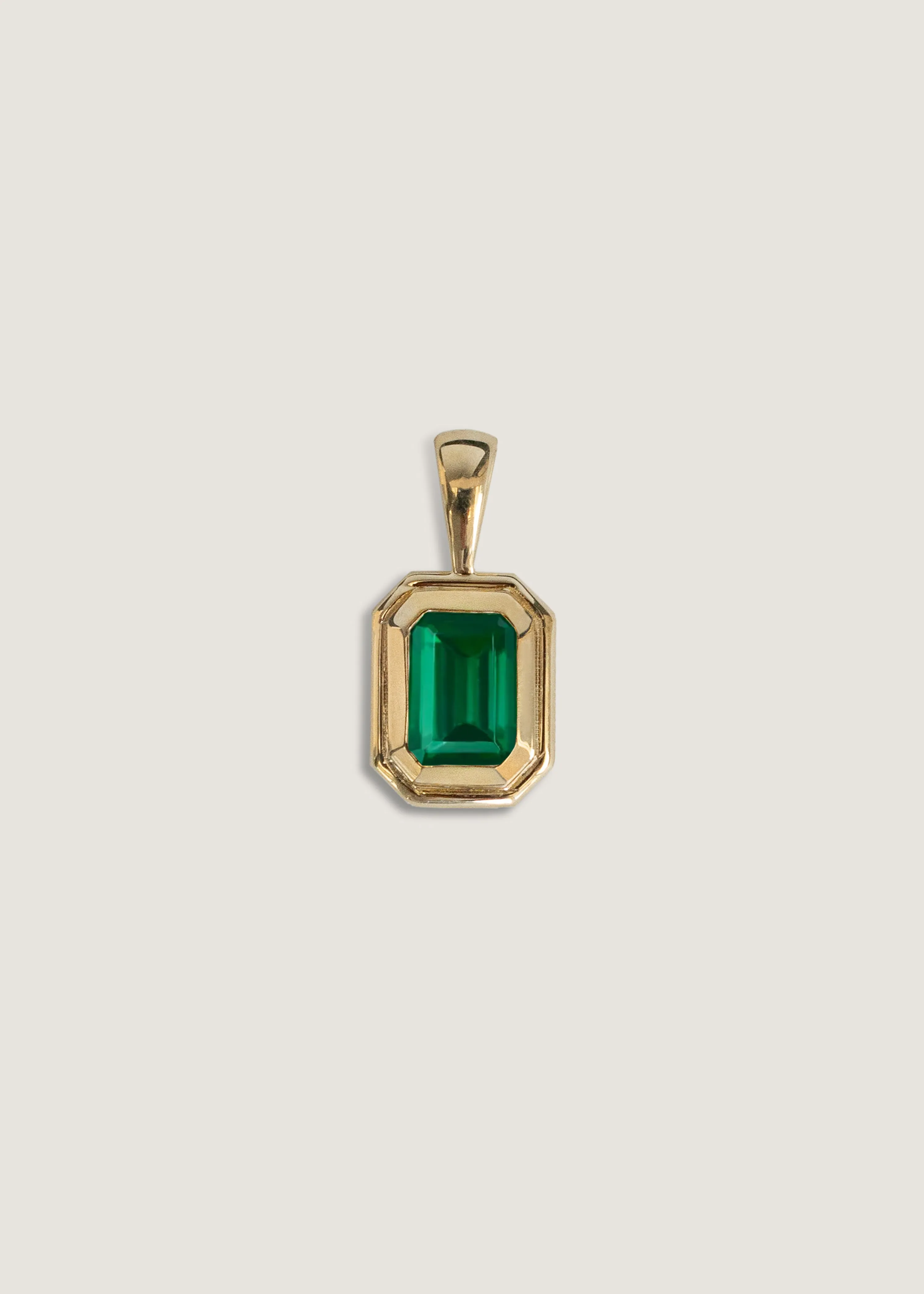 Brooklyn Emerald Cut Pendant Emerald