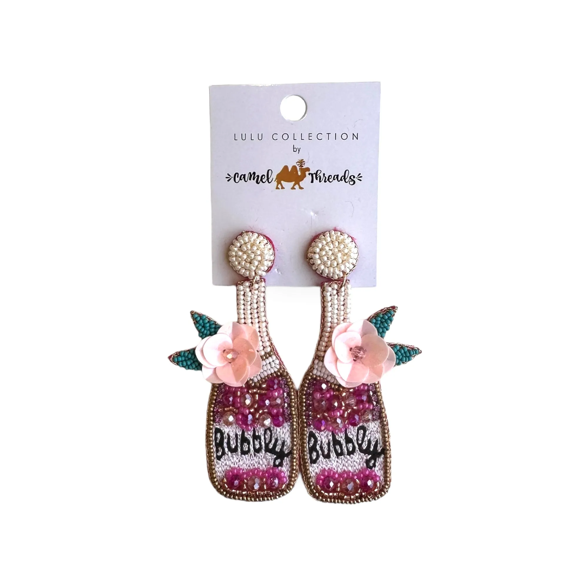 Bubbly Beaded & Embellished Earrings