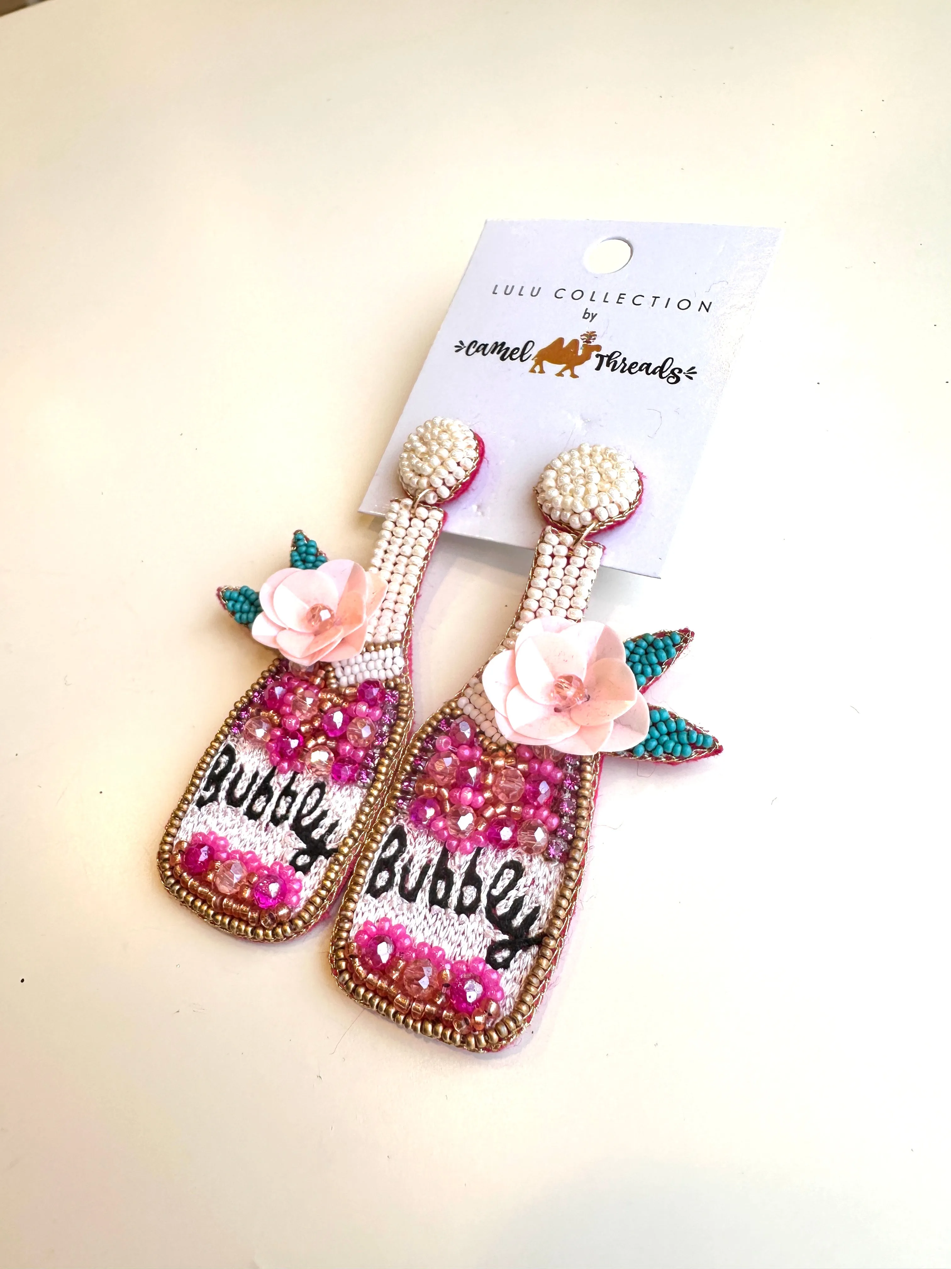 Bubbly Beaded & Embellished Earrings