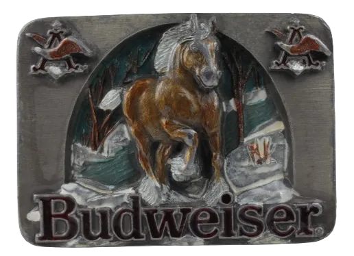 Budweiser Shire Horse Belt Buckle