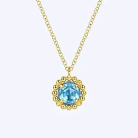 Bujukan Blue Topaz Necklace