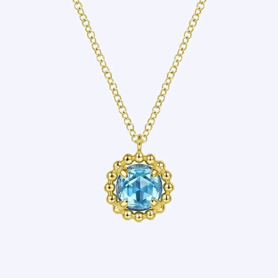 Bujukan Blue Topaz Necklace