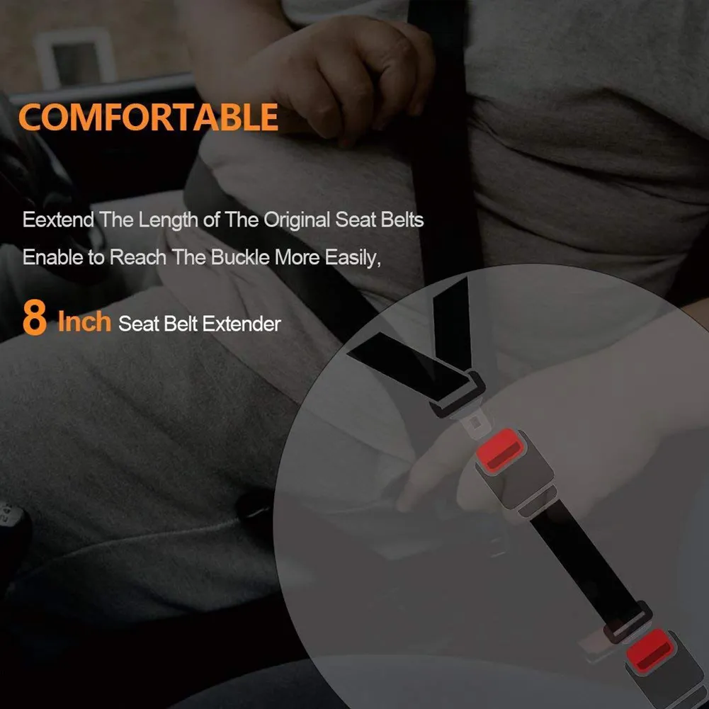 Buy Car Seat Belt Extender with 8 inch