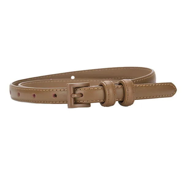 Caramel Women Genuine Leather Belt 焦糖色女士真皮皮带 KCBELT1101