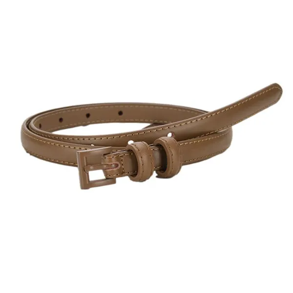 Caramel Women Genuine Leather Belt 焦糖色女士真皮皮带 KCBELT1101