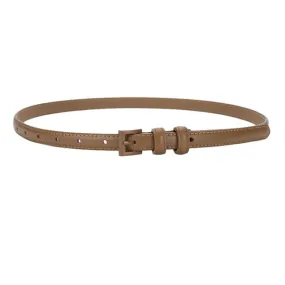 Caramel Women Genuine Leather Belt 焦糖色女士真皮皮带 KCBELT1101