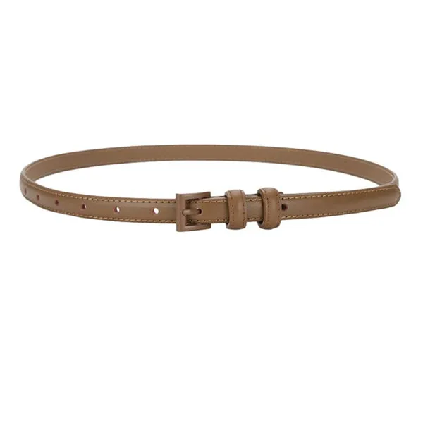 Caramel Women Genuine Leather Belt 焦糖色女士真皮皮带 KCBELT1101