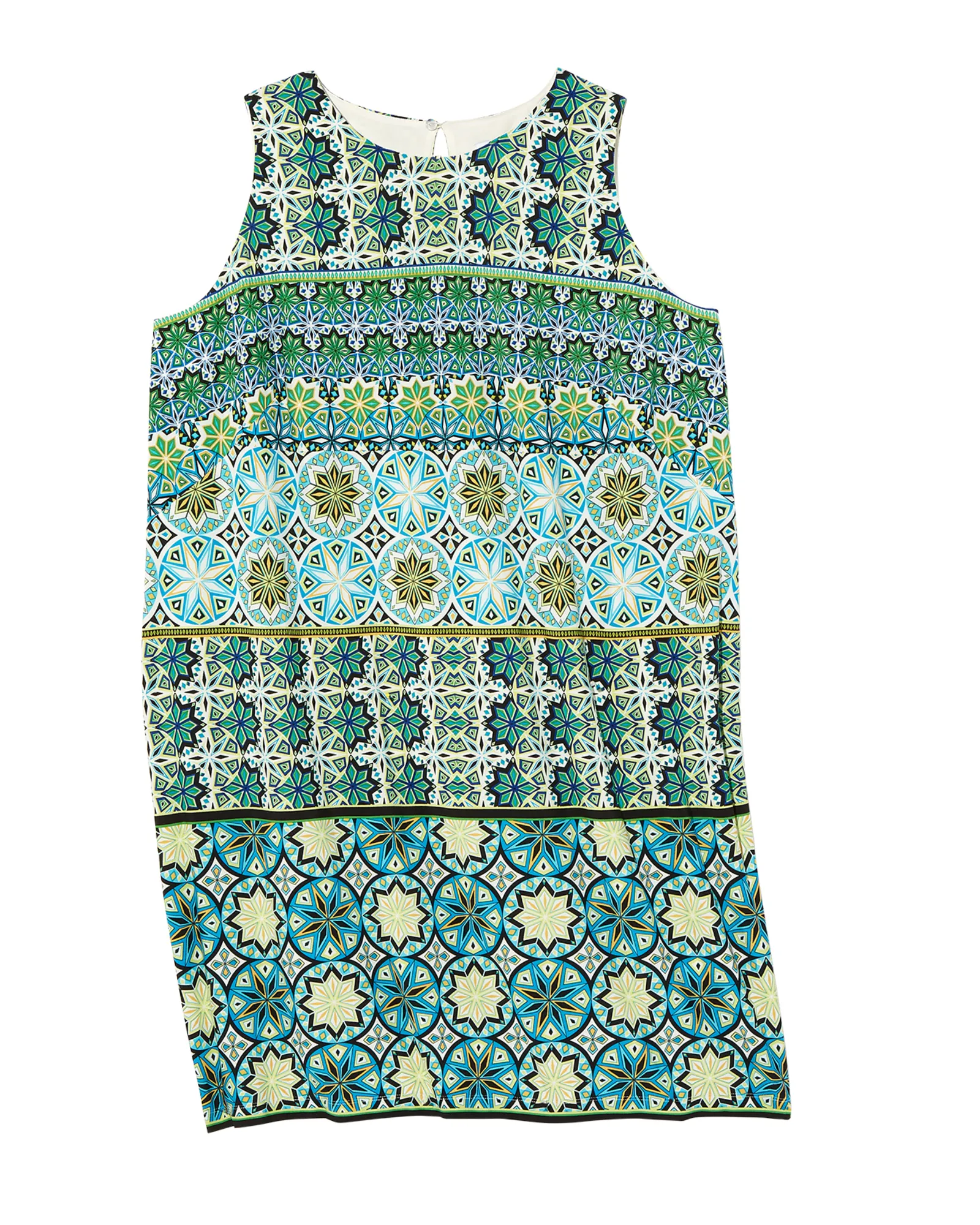 Carnation Sleeveless Shift Dress | Light Blue / Light Green