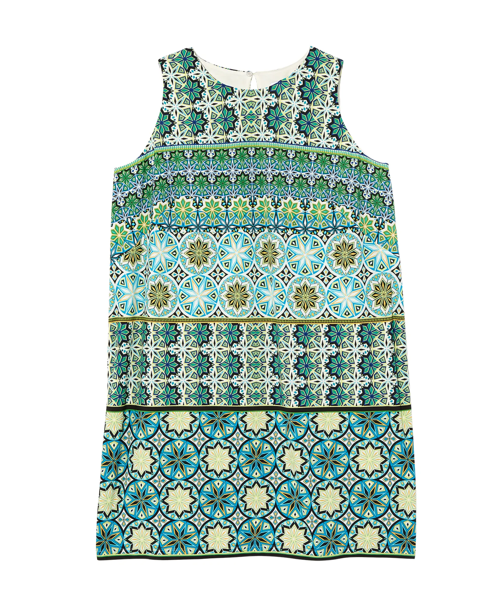 Carnation Sleeveless Shift Dress | Light Blue / Light Green