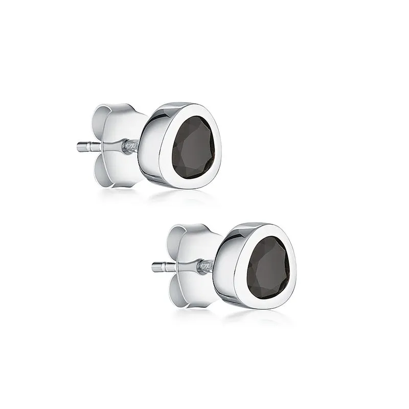 CELEBRATION STUDS - BLACK AGATE