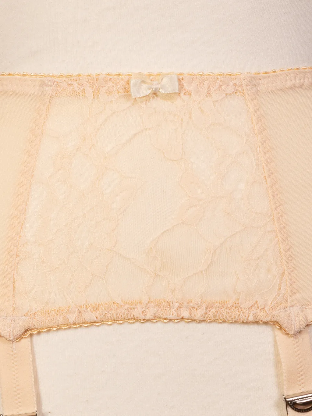 Celia Peach Lace Suspender Belt L6105PL