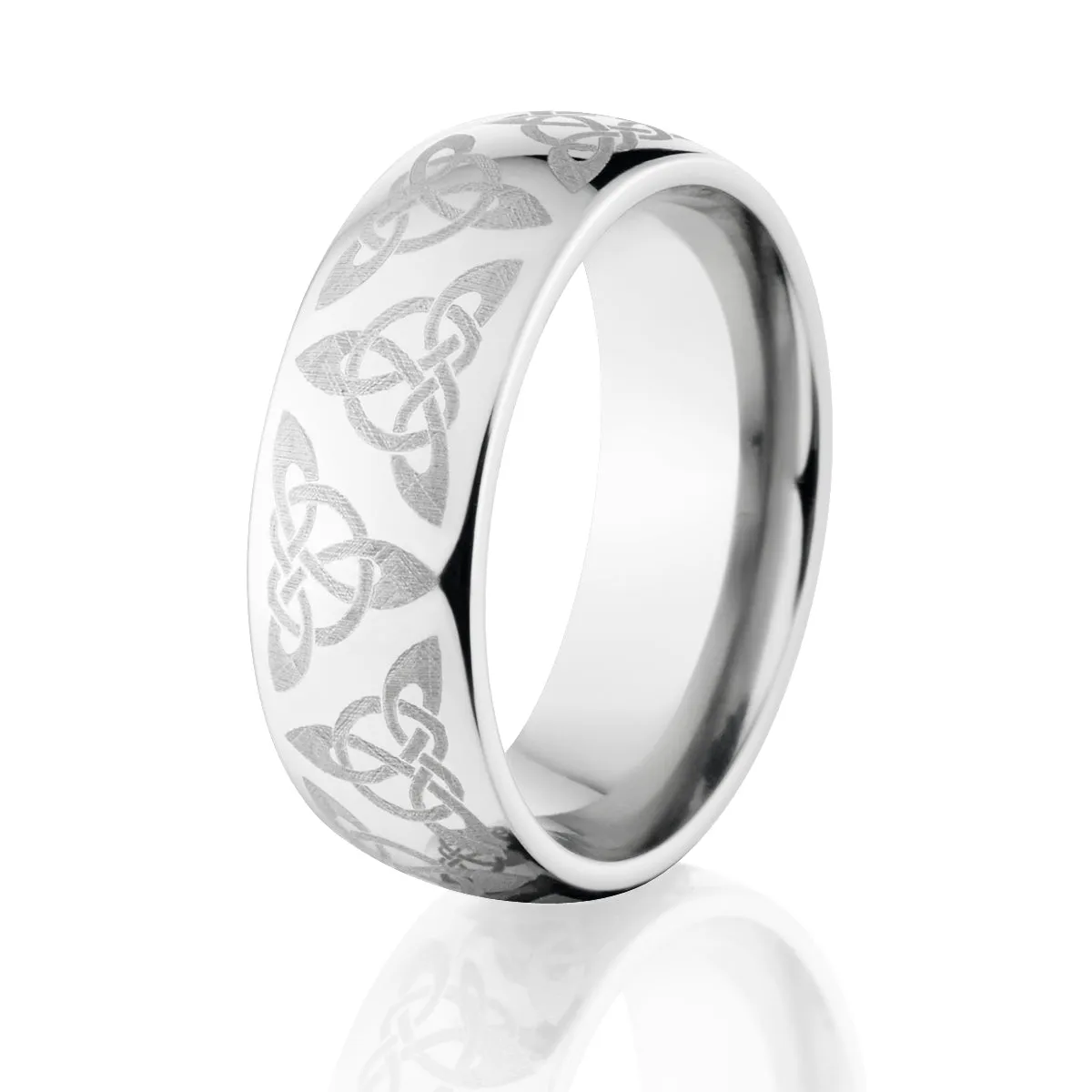 Celtic Wedding Rings: Mens Cobalt Ring