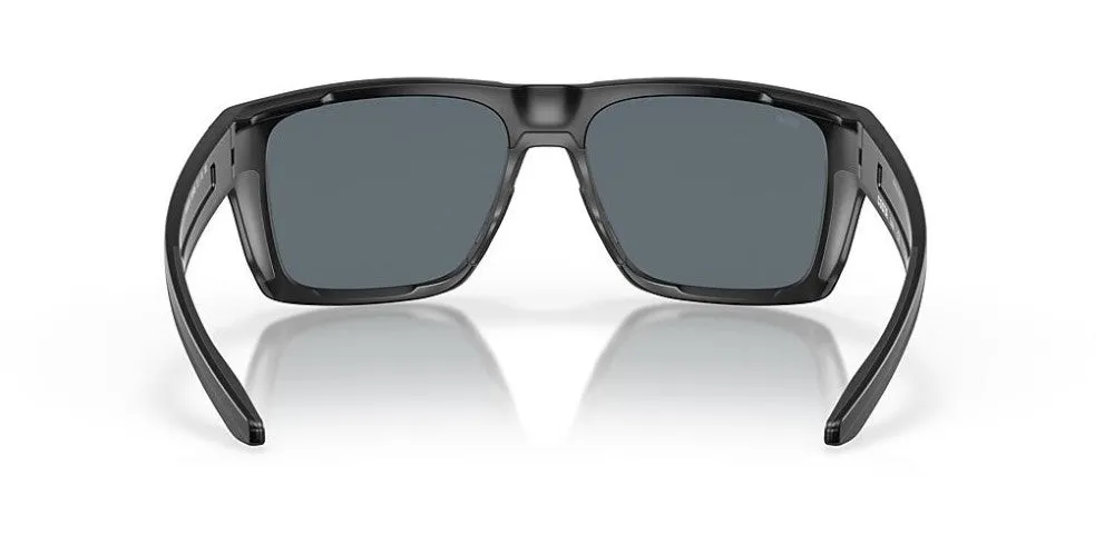 Costa Del Mar Lido Matte Black Frame - Blue Mirror Plastic Lens - Polarized Sunglasses