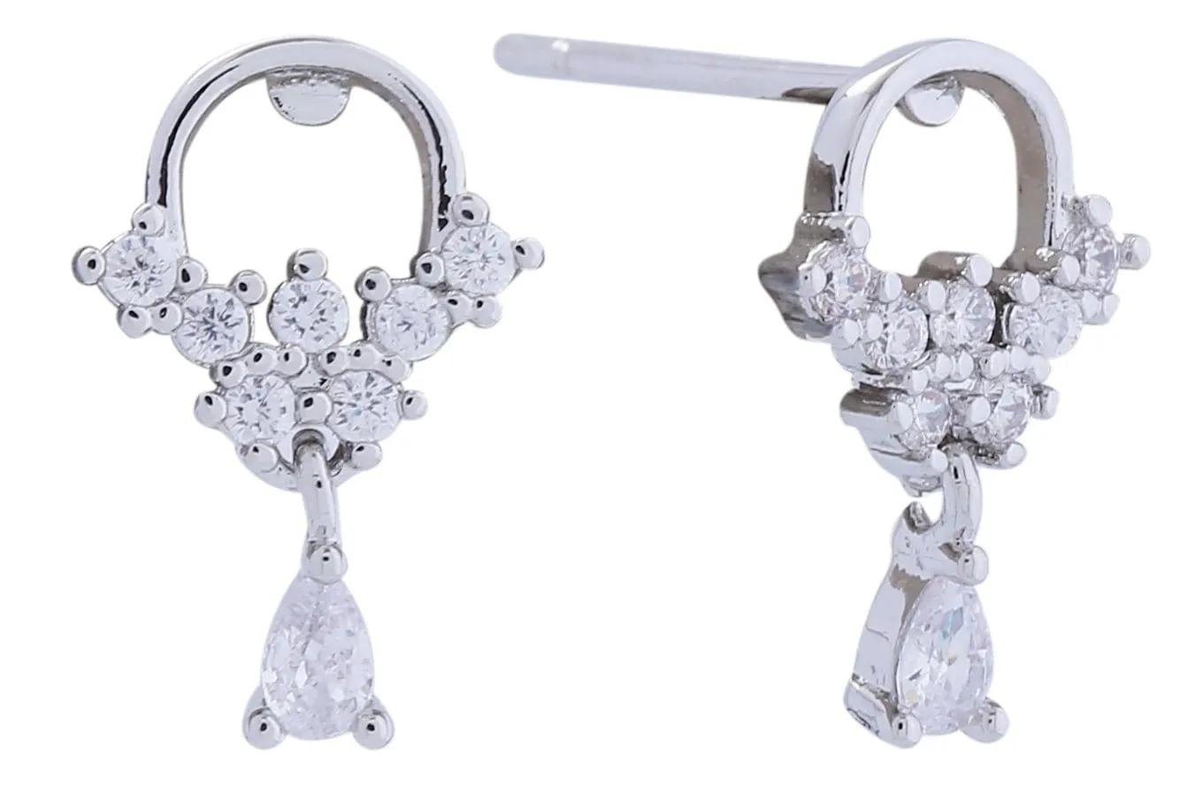 DJE311059 14K Dipped Mini Chandelier Post Earrings