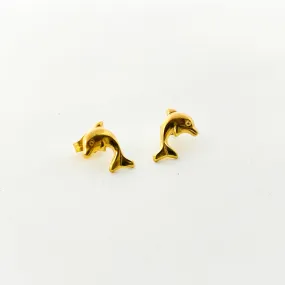 Dolphin Stud Earrings