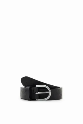 Embossed Belt - Black