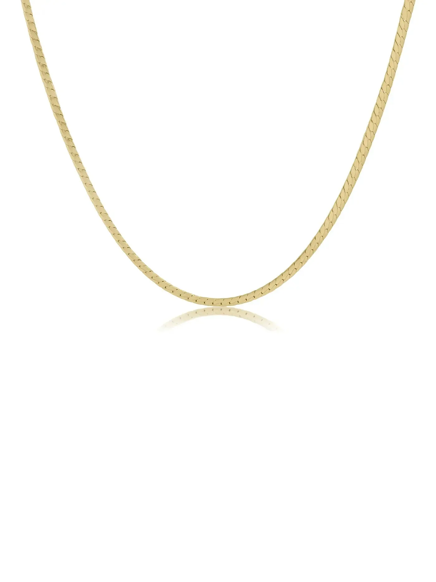 enewton Herringbone Gold Chain Choker