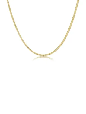 enewton Herringbone Gold Chain Choker