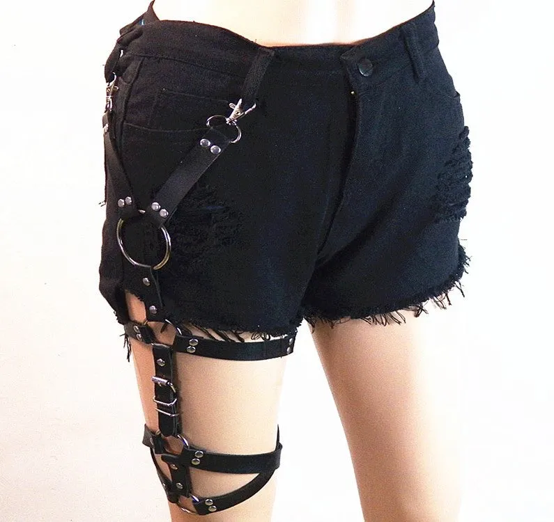 European And American Irregular Winding Trend Garter Belt