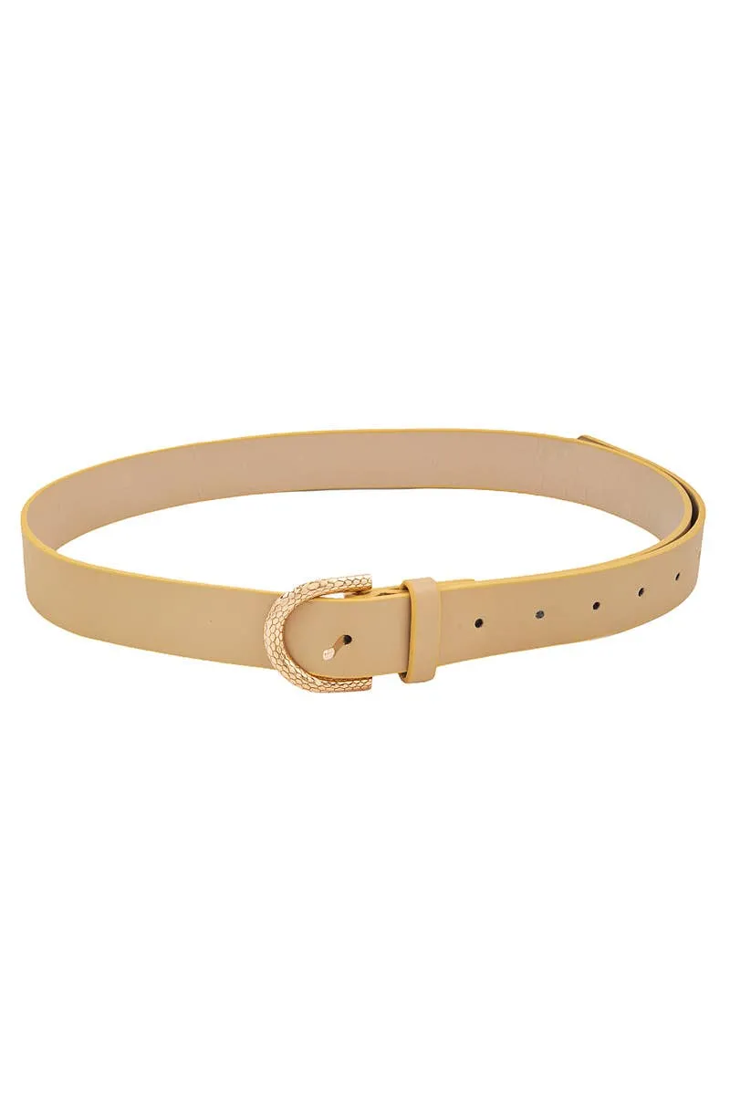 Faux Leather Belt