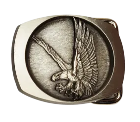 Flying Eagle Buckle Pewter