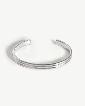 Fused Triple Ridge Cuff Bracelet