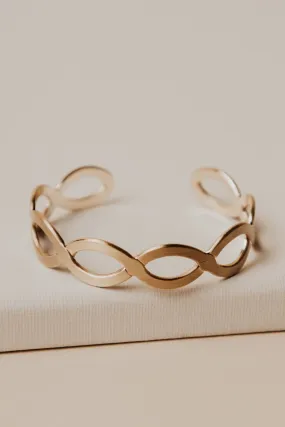 Gold Twist Cuff