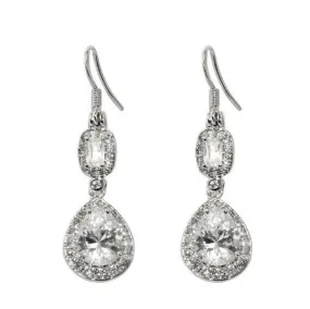 Gulab Tear Drop Dangle Earrings |