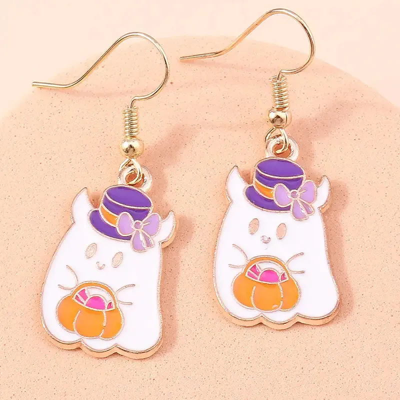 Halloween Themed Drop Earrings