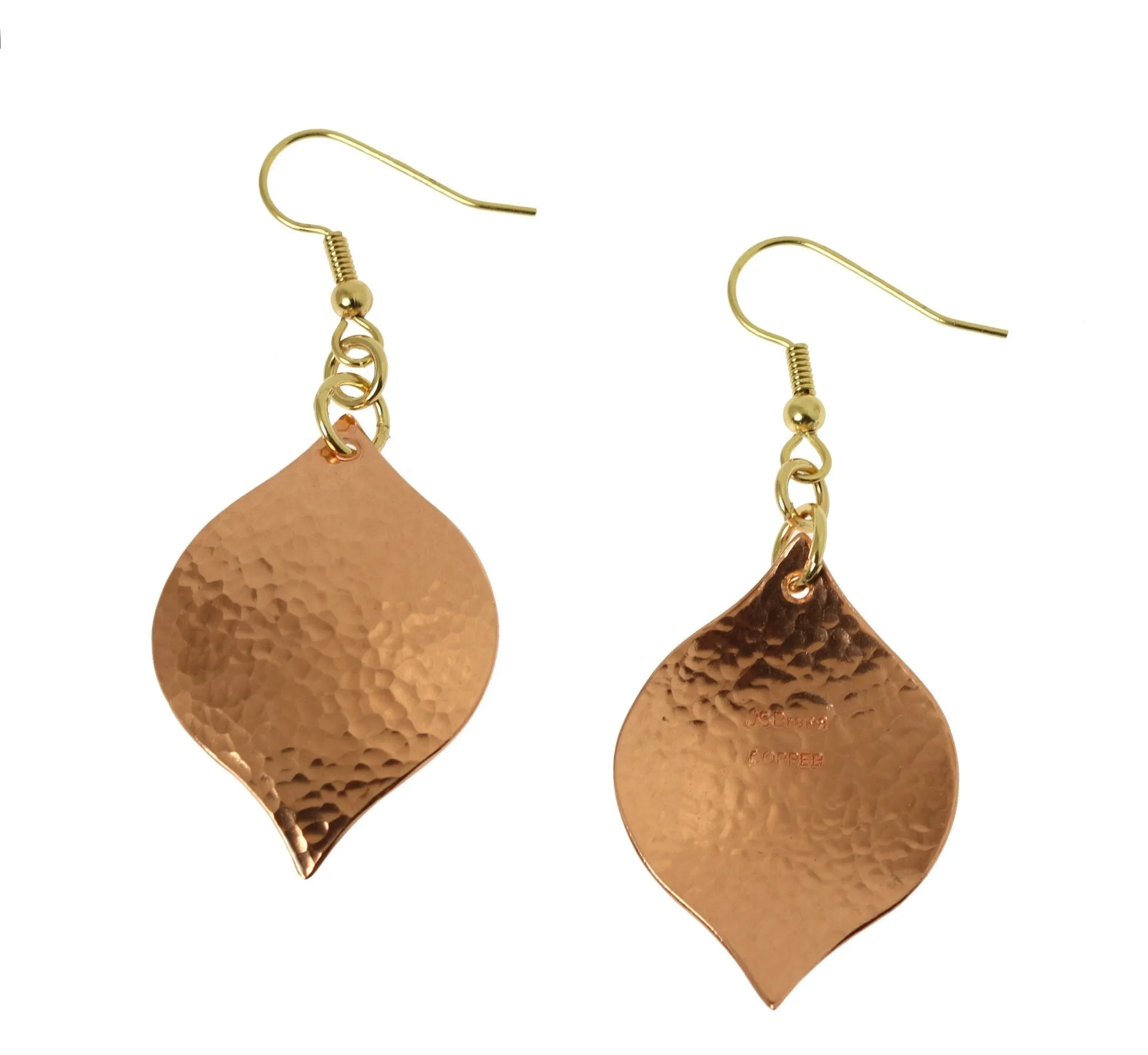 Hammered Copper Marrakesh Drop Earrings