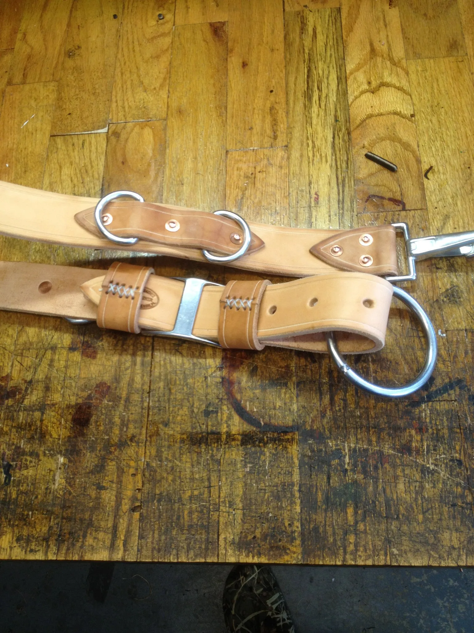 Heavy Duty Leather Truck Belt /Axe Belt