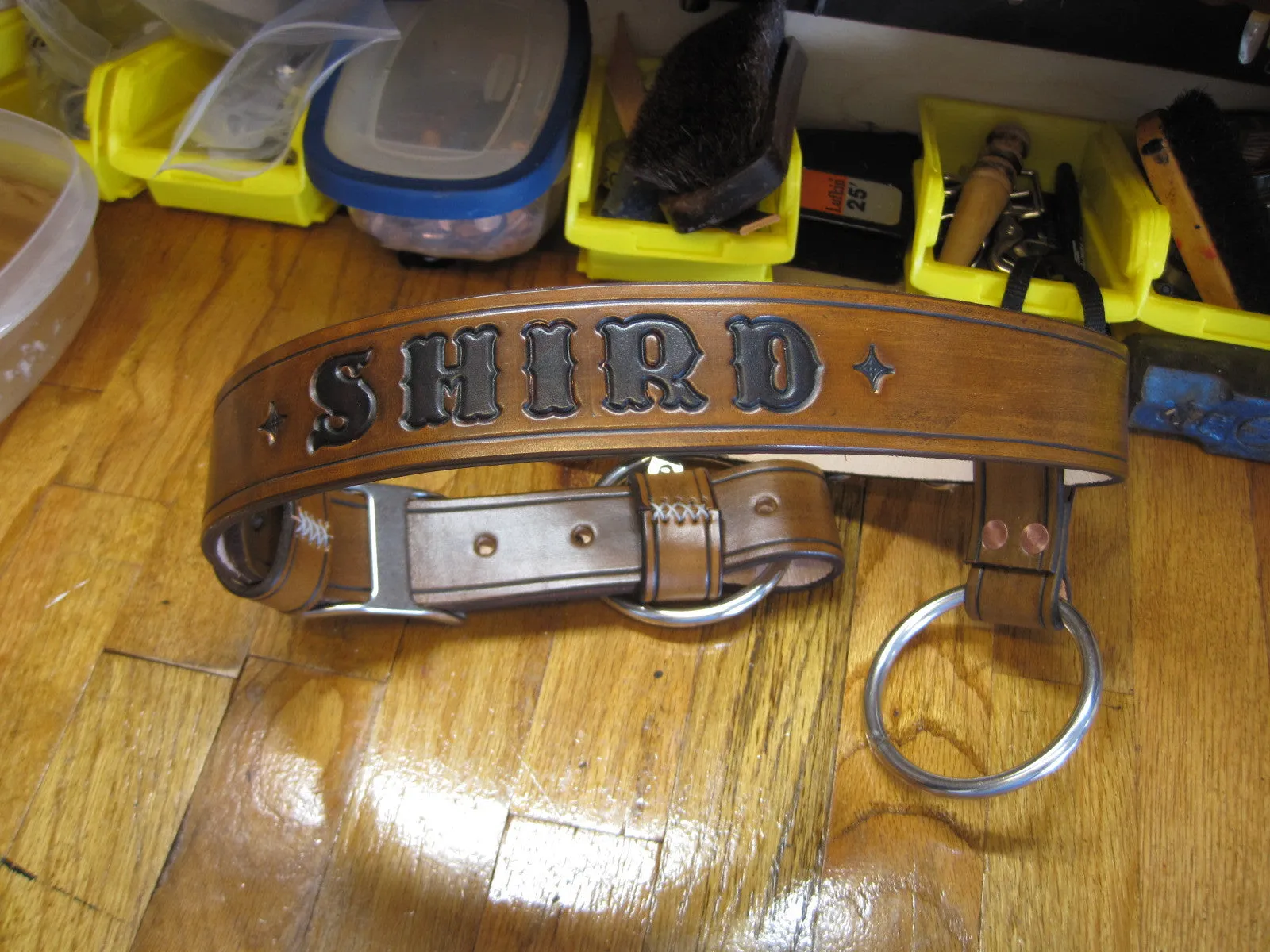 Heavy Duty Leather Truck Belt /Axe Belt